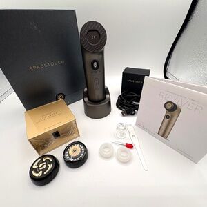 NEW~Spacetouch Reviver Medical/Spa Grade Skin Care~3 heads: Laser~Blue&Red Lte